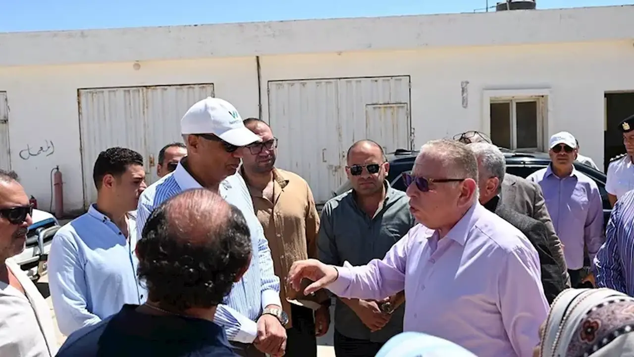 محافظ جنوب سيناء يتفقد تطوير محطة معالجة مياه الصرف الصحي في دهب – صور
