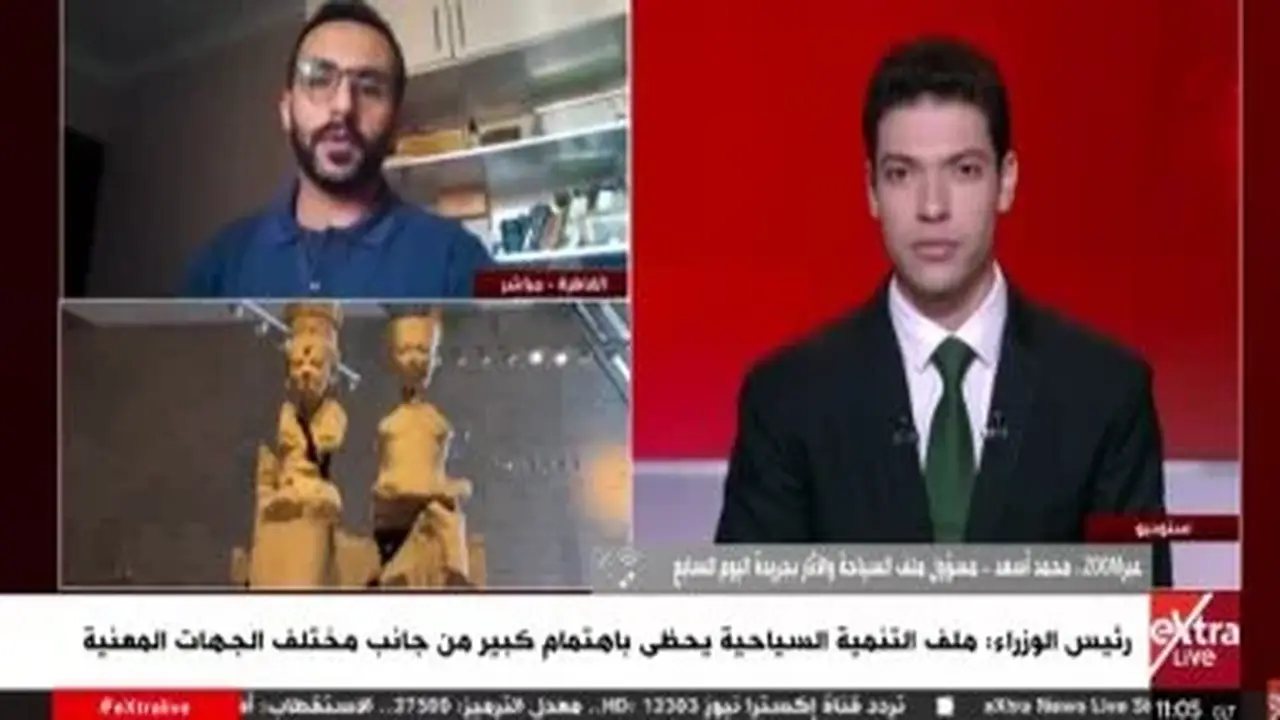 محمد أسعد: مصر تستقبل 9 ملايين سائح منذ بداية العام
