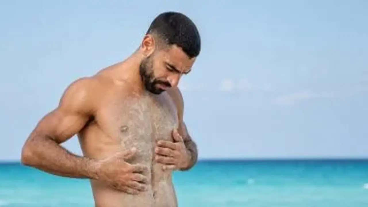 محمد صلاح يستمتع بإجازته الصيفية في مدينة العلمين الجديدة بعد عودته من أمريكا