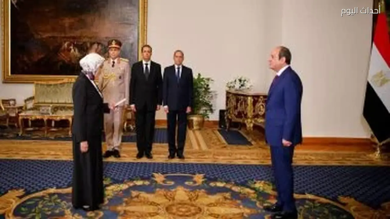 مراسم أداء اليمين القانونية واستقبال المستشارة هدى عيسى كرئيس لهيئة النيابة الإدارية – فيديو