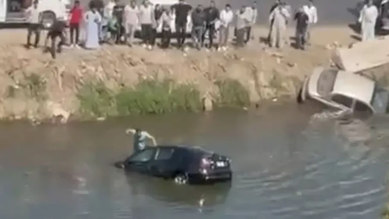 تفاصيل إنقاذ أسرة من الغرق في ترعة الغربية: الشاب أحمد البنا يروي الحادثة