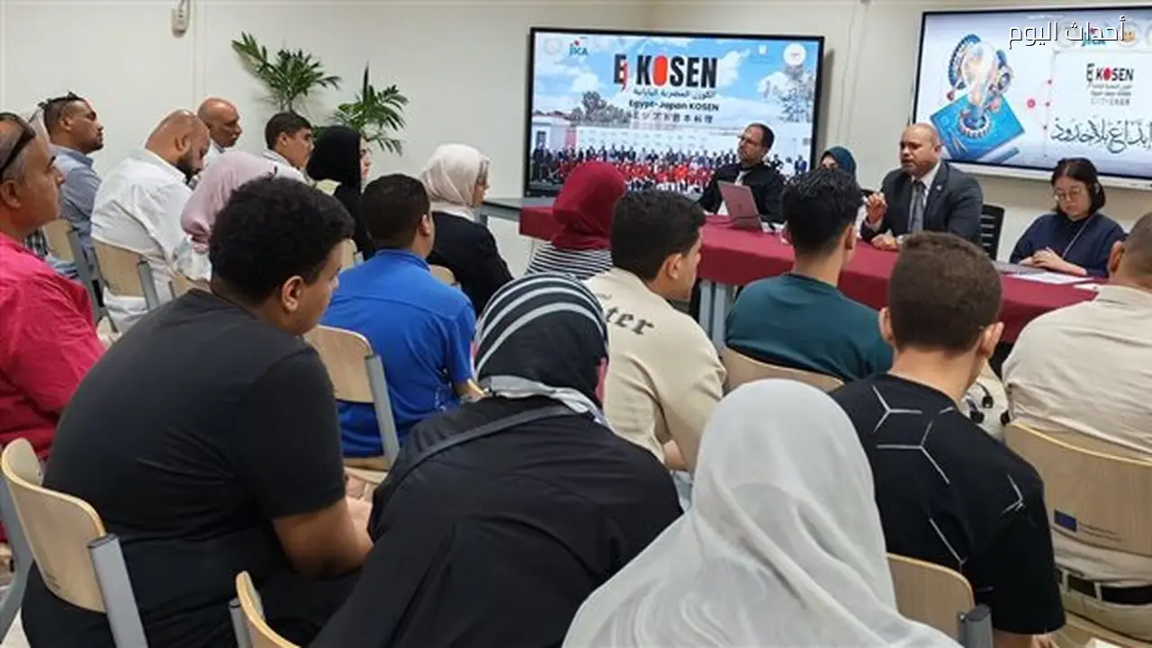 معهد الكوزن المصري الياباني يرحب بالطلاب الجدد من خلال أنشطة تطبيقية مميزة