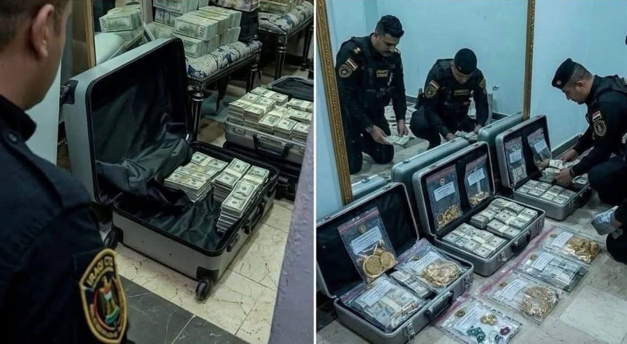 العثور على 57 مليون دولار و27 كجم ذهب في منزل نائبة عراقية