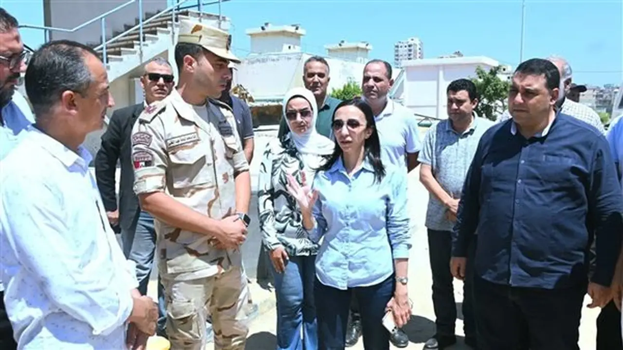 محافظ البحيرة تتفقد محطة مياه الشرب في غرب كفر الدوار
