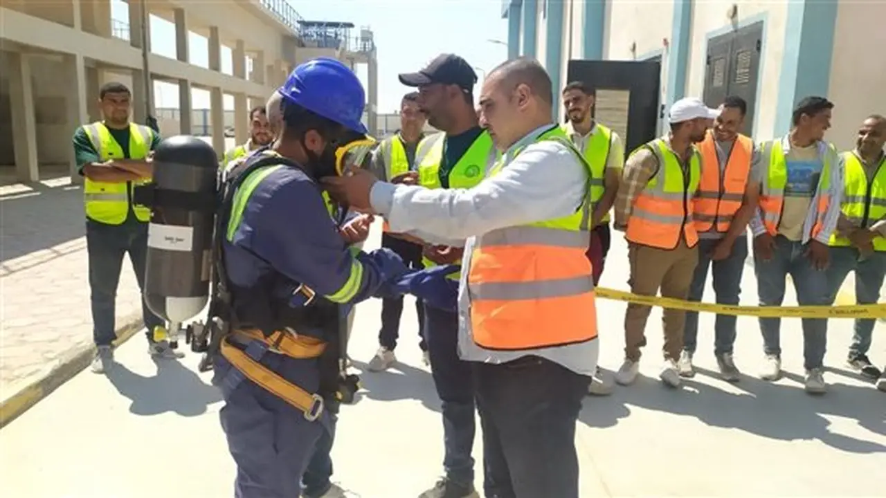 شركة مياه البحيرة تستمر في تنفيذ برنامجها المكثف للتدريبات الميدانية