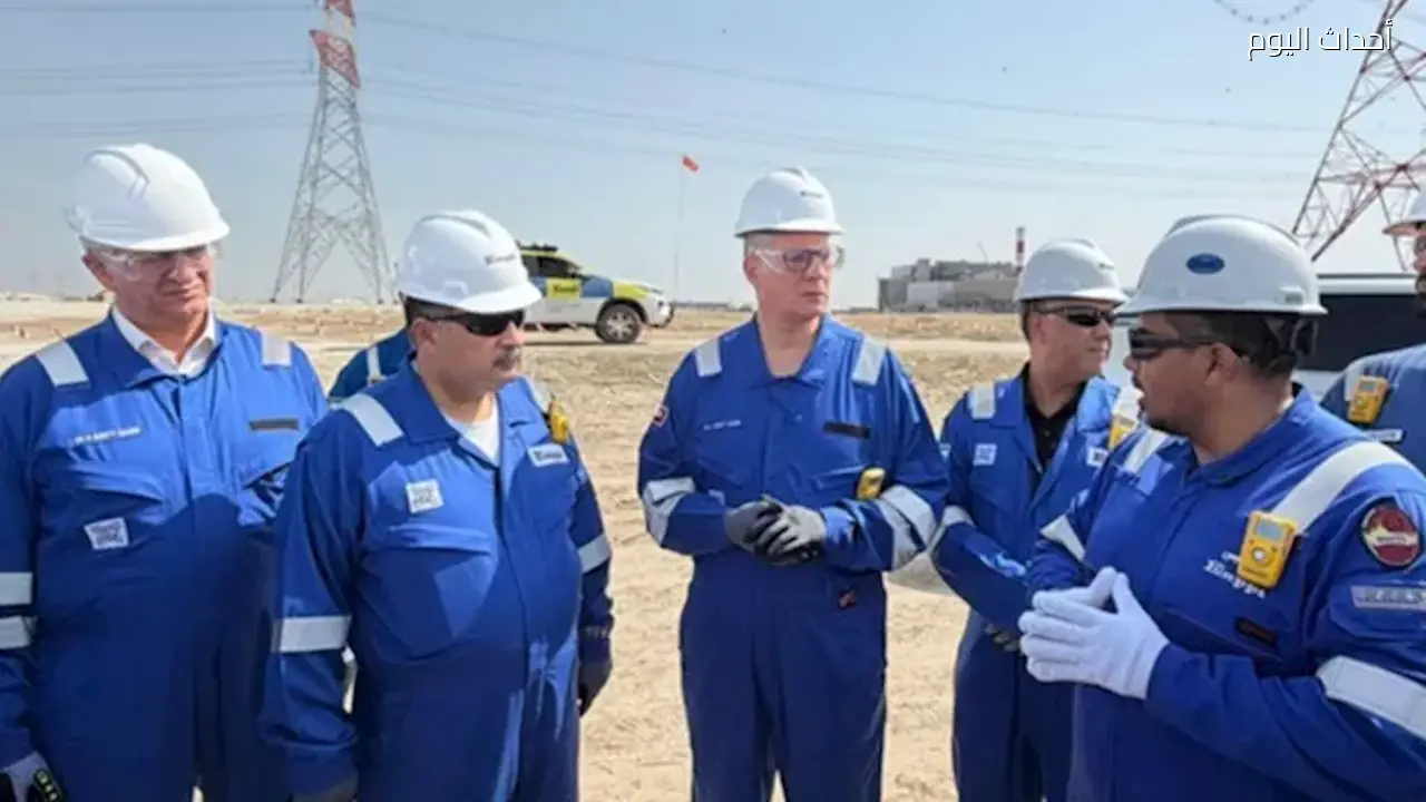 وزير البترول يزور مشروع إنبي وبتروجت في الإمارات