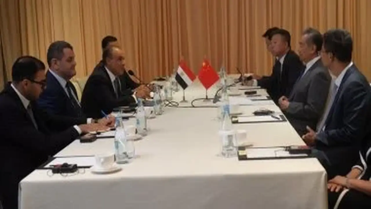 وزير الخارجية المصري يؤكد لنظيره الصيني أهمية حرية الملاحة في الممرات المائية