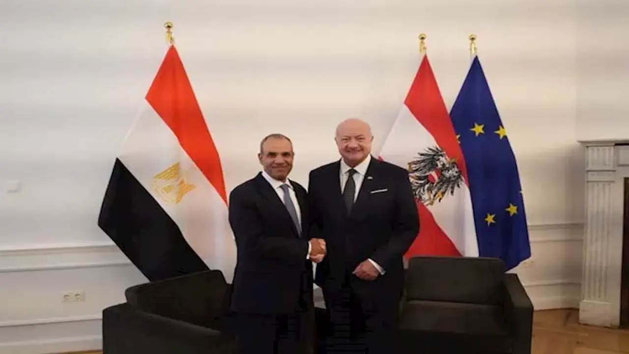 وزير الخارجية يسلم المستشار النمساوي رسالة من الرئيس السيسي خلال زيارة رسمية إلى فيينا