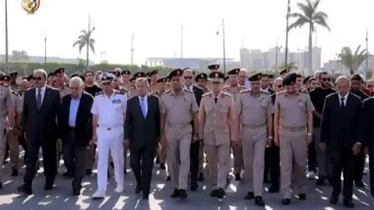 وزير الدفاع يترأس الجنازة العسكرية للفريق السيد حمدي حسن قائد قوات الدفاع الجوي الأسبق