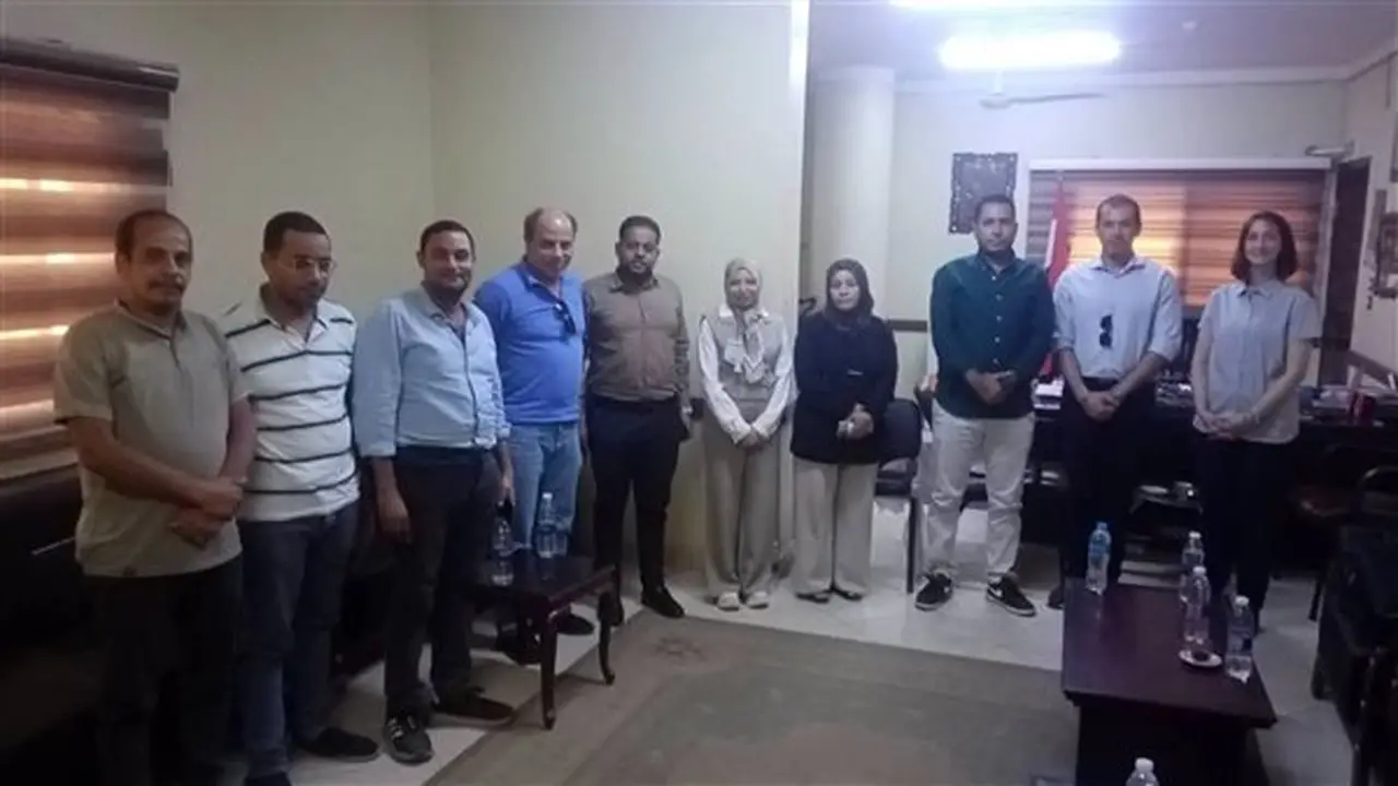 زيارة وفد شركة EDF والبنك الدولي لمتابعة مشروع أوبيليسك للطاقة بنجع حمادي
