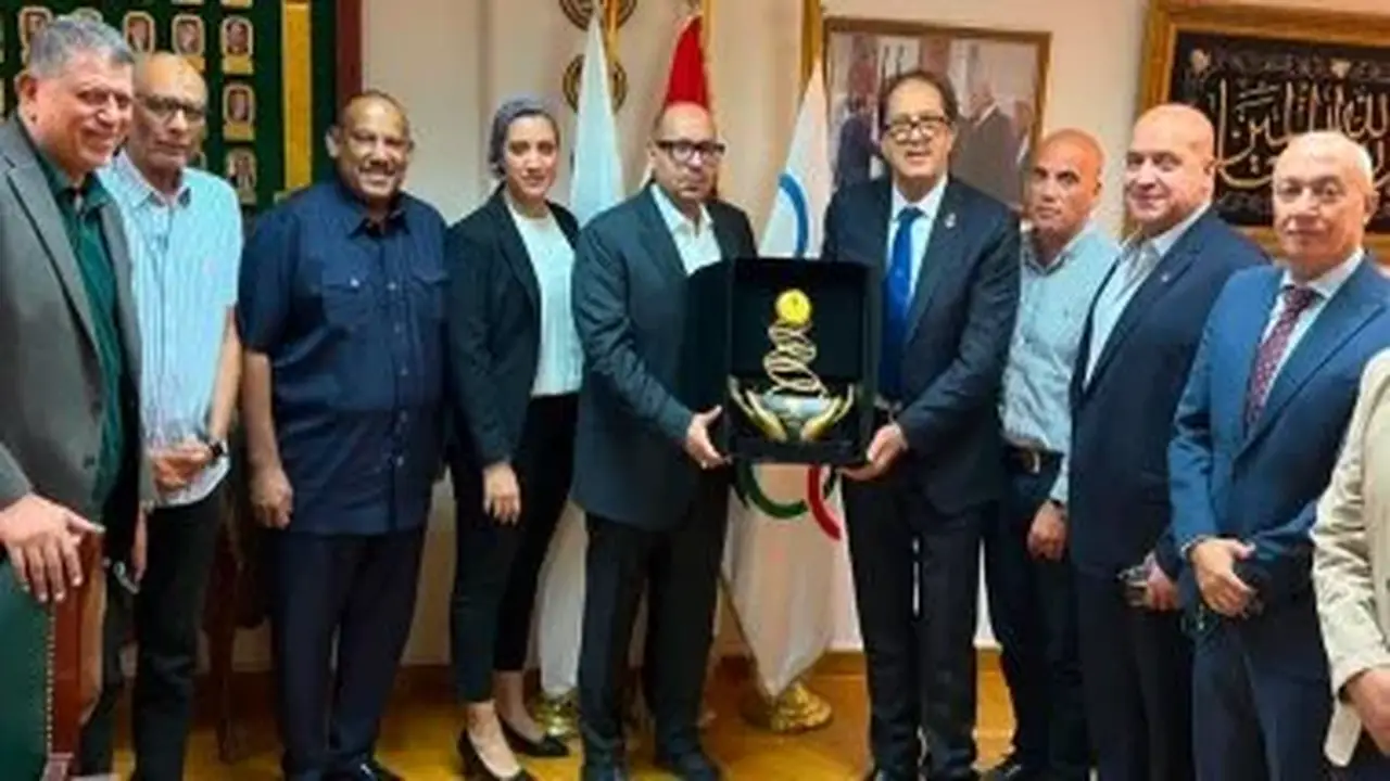 ياسر إدريس يستقبل وفد اتحاد اللجان الأولمبية الأفريقية في زيارة تعزز العلاقات الرياضية