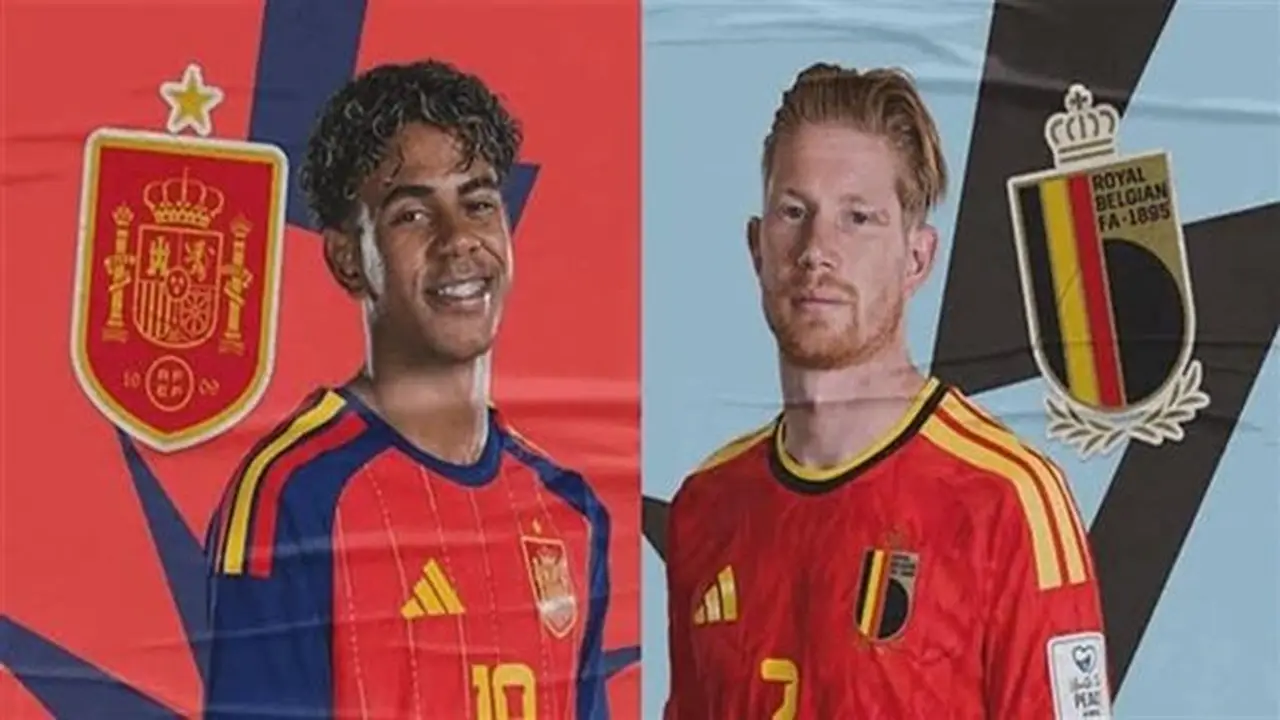 مشاهدة مباراة إسبانيا وبلجيكا بث مباشر في ربع نهائي كأس العالم 2026