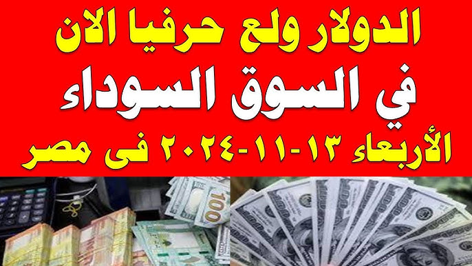 سعر الدولار في السوق السوداء مقابل الجنيه المصري اليوم 13 / 11 / 2024 وفي كل البنوك المصرية