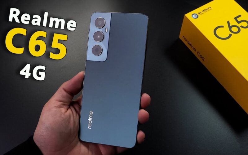 “بأرخص الأسعار” هاتف Realme C65 4G الخفيف بشريحتين ونظام أندرويد 14 وبطارية قوية بسعة 5000