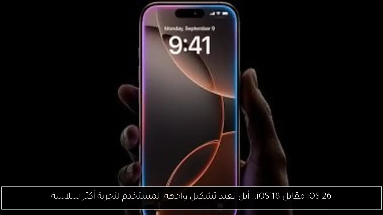 iOS 26 مقابل iOS 18.. أبل تعيد تشكيل واجهة المستخدم لتجربة أكثر سلاسة