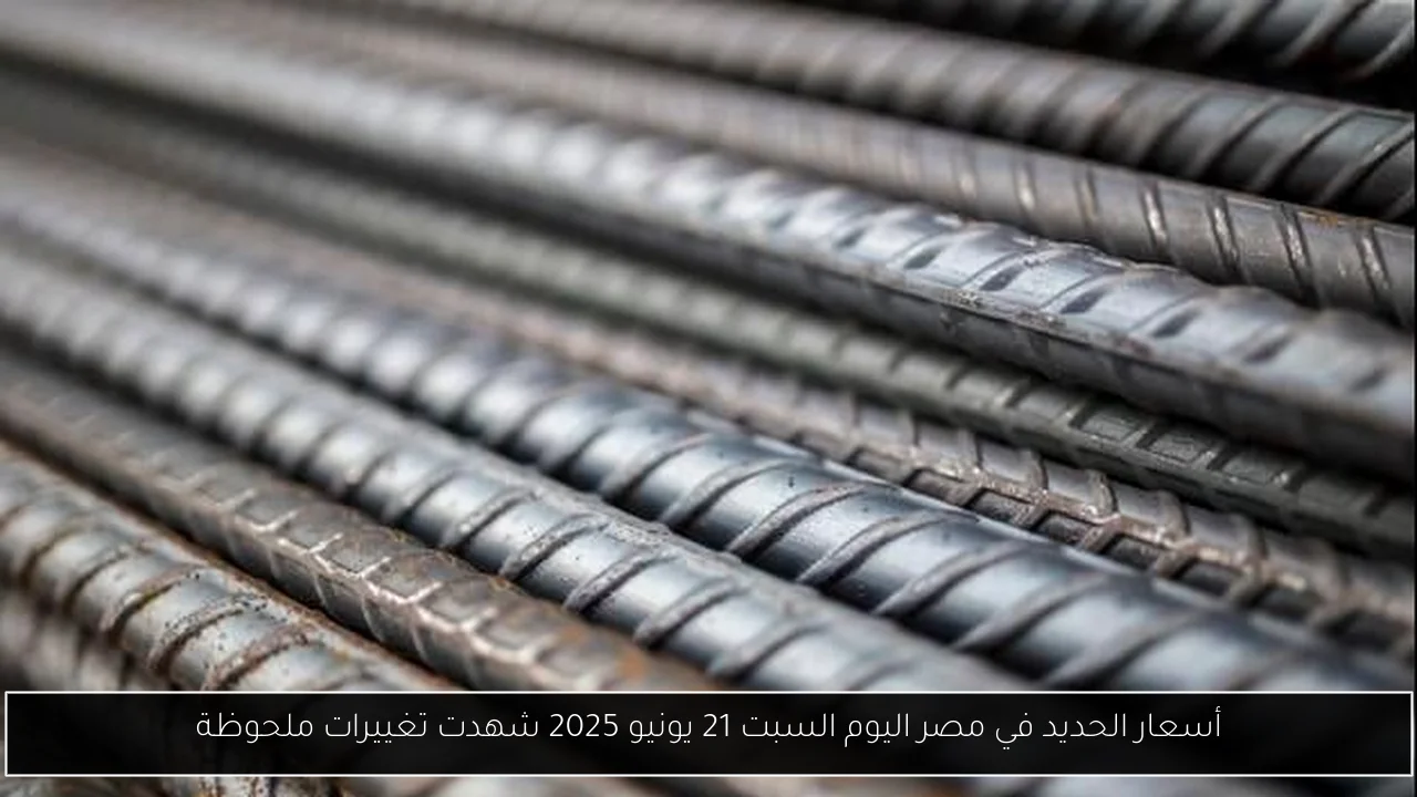 أسعار الحديد في مصر اليوم السبت 21 يونيو 2025 شهدت تغييرات ملحوظة