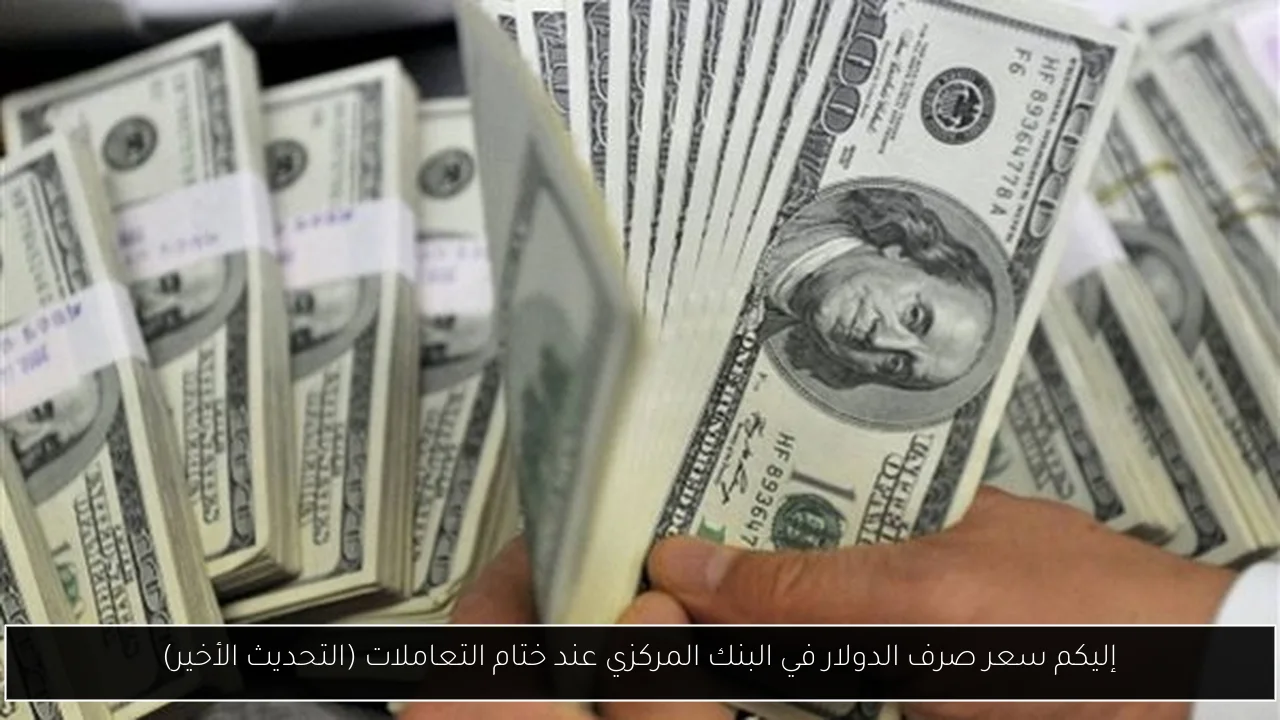 إليكم سعر صرف الدولار في البنك المركزي عند ختام التعاملات (التحديث الأخير)