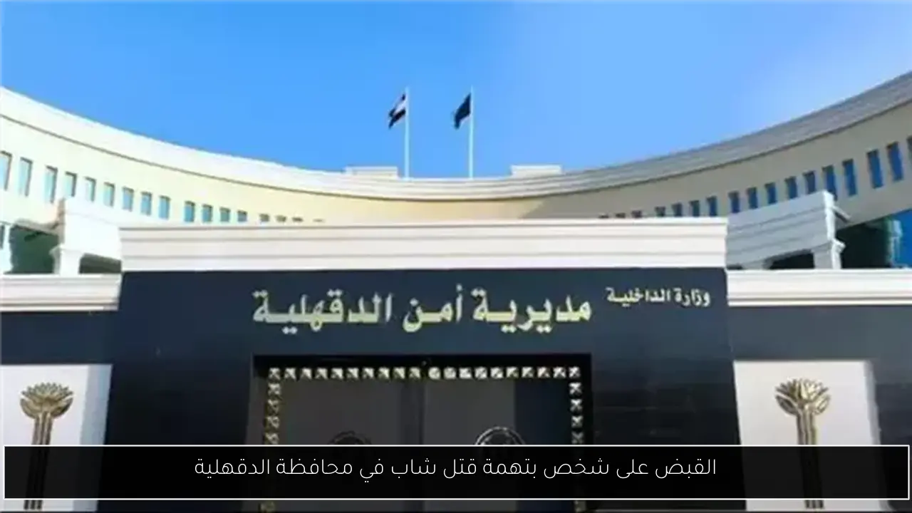 القبض على شخص بتهمة قتل شاب في محافظة الدقهلية