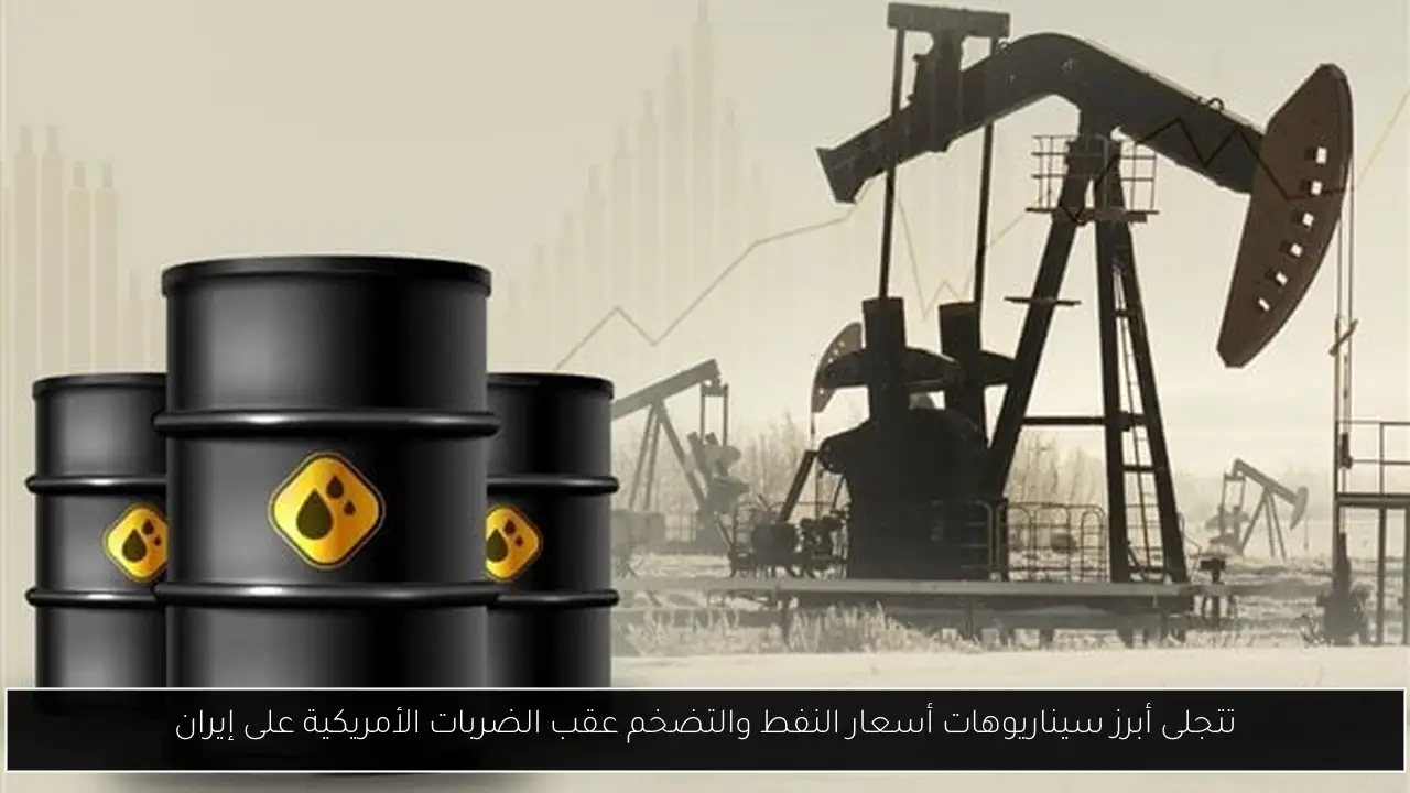 تتجلى أبرز سيناريوهات أسعار النفط والتضخم عقب الضربات الأمريكية على إيران