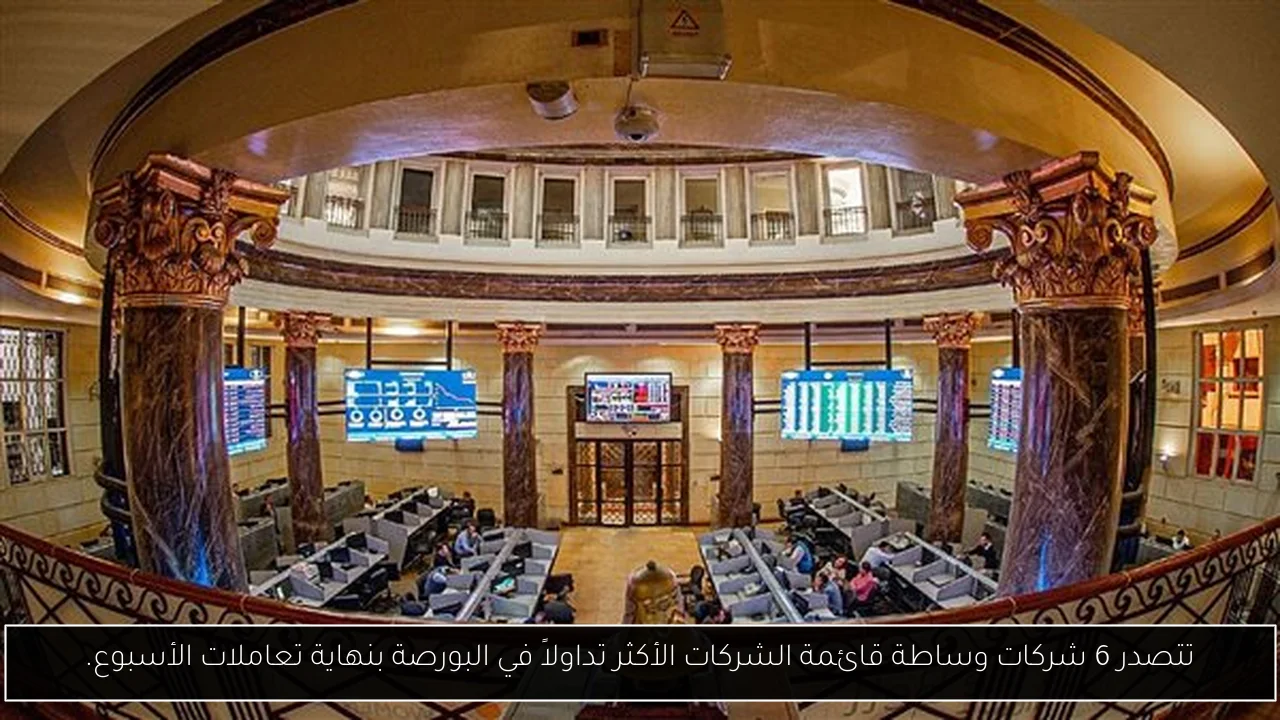 تتصدر 6 شركات وساطة قائمة الشركات الأكثر تداولاً في البورصة بنهاية تعاملات الأسبوع.