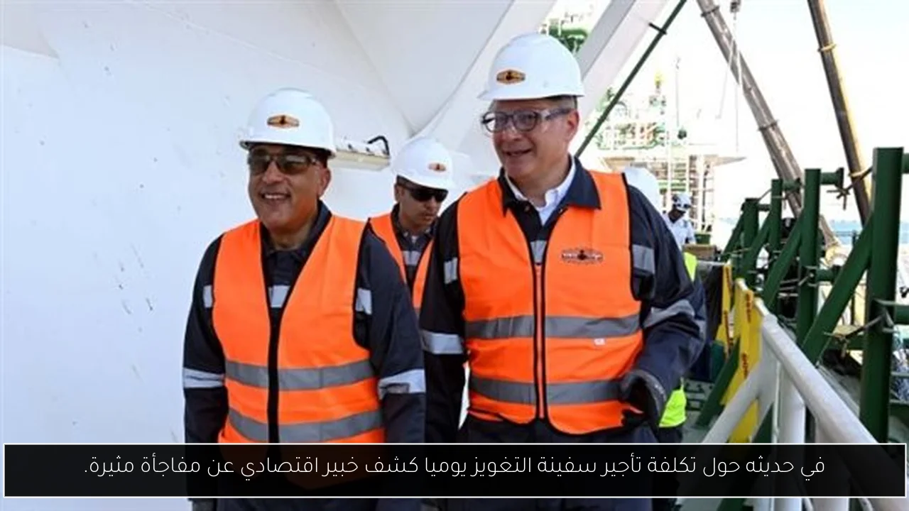 في حديثه حول تكلفة تأجير سفينة التغويز يوميا كشف خبير اقتصادي عن مفاجأة مثيرة.