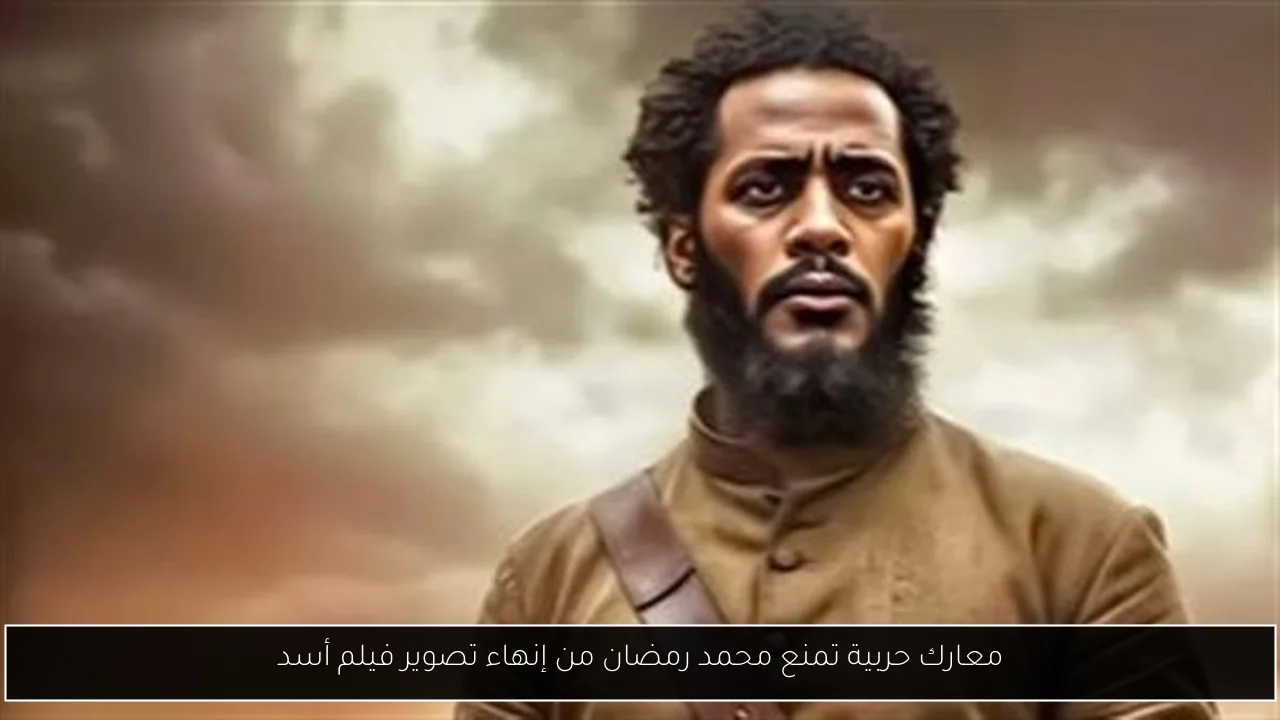 معارك حربية تمنع محمد رمضان من إنهاء تصوير فيلم أسد