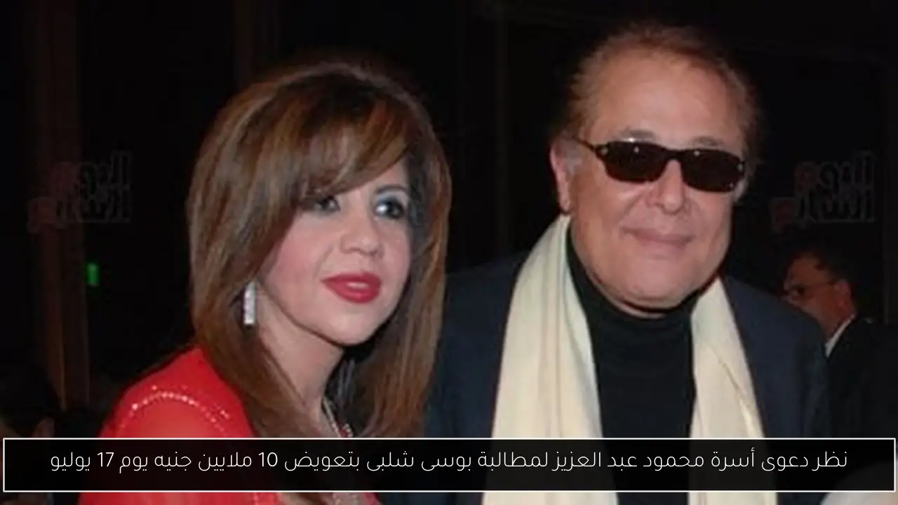 نظر دعوى أسرة محمود عبد العزيز لمطالبة بوسى شلبى بتعويض 10 ملايين جنيه يوم 17 يوليو