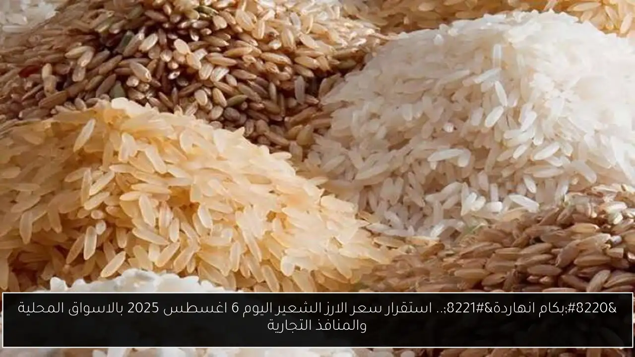 “بكام انهاردة”.. استقرار سعر الارز الشعير اليوم 6 اغسطس 2025 بالاسواق المحلية والمنافذ التجارية