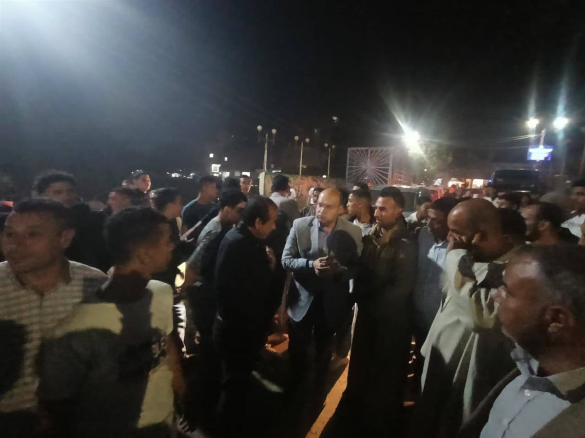 جانب من جولة نائب المحافظ 